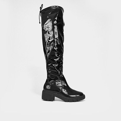 Bota Beira Rio Amarração Cano Alto Feminina - Feminino