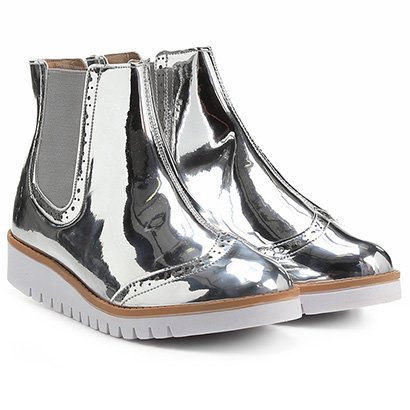 oxford brogue beira rio verniz feminino