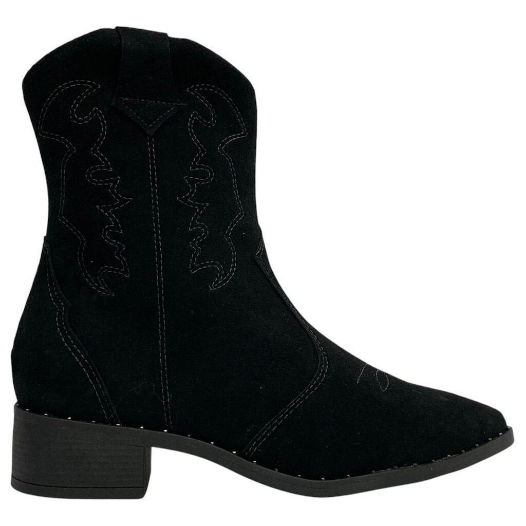 Bota Beira Rio Feminina Country Camurça Estilosa 9091201