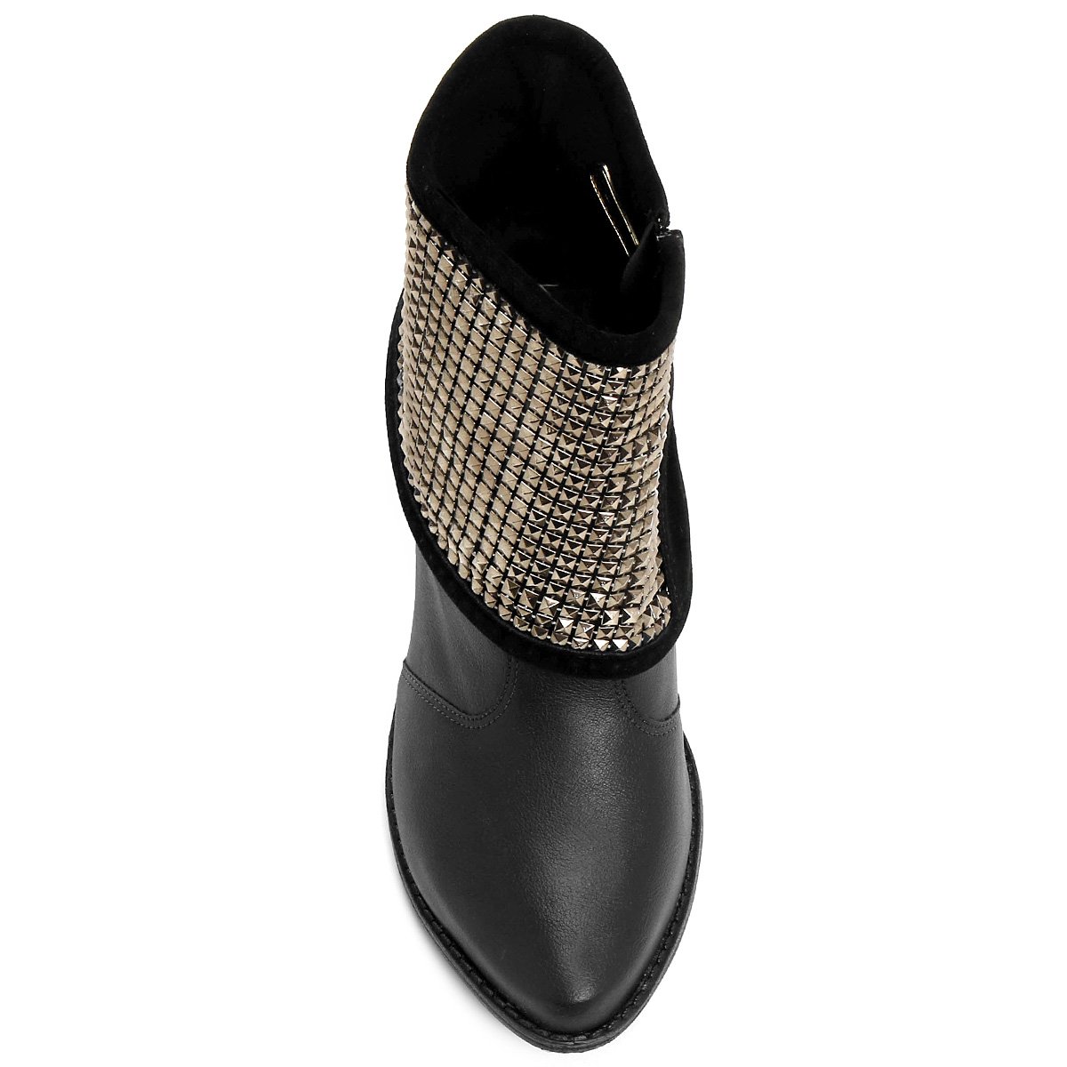 bota beira rio tachas preta