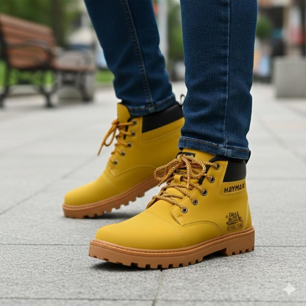 Bota Botina Masculina Bota Haymax Casual Coturno Confortável