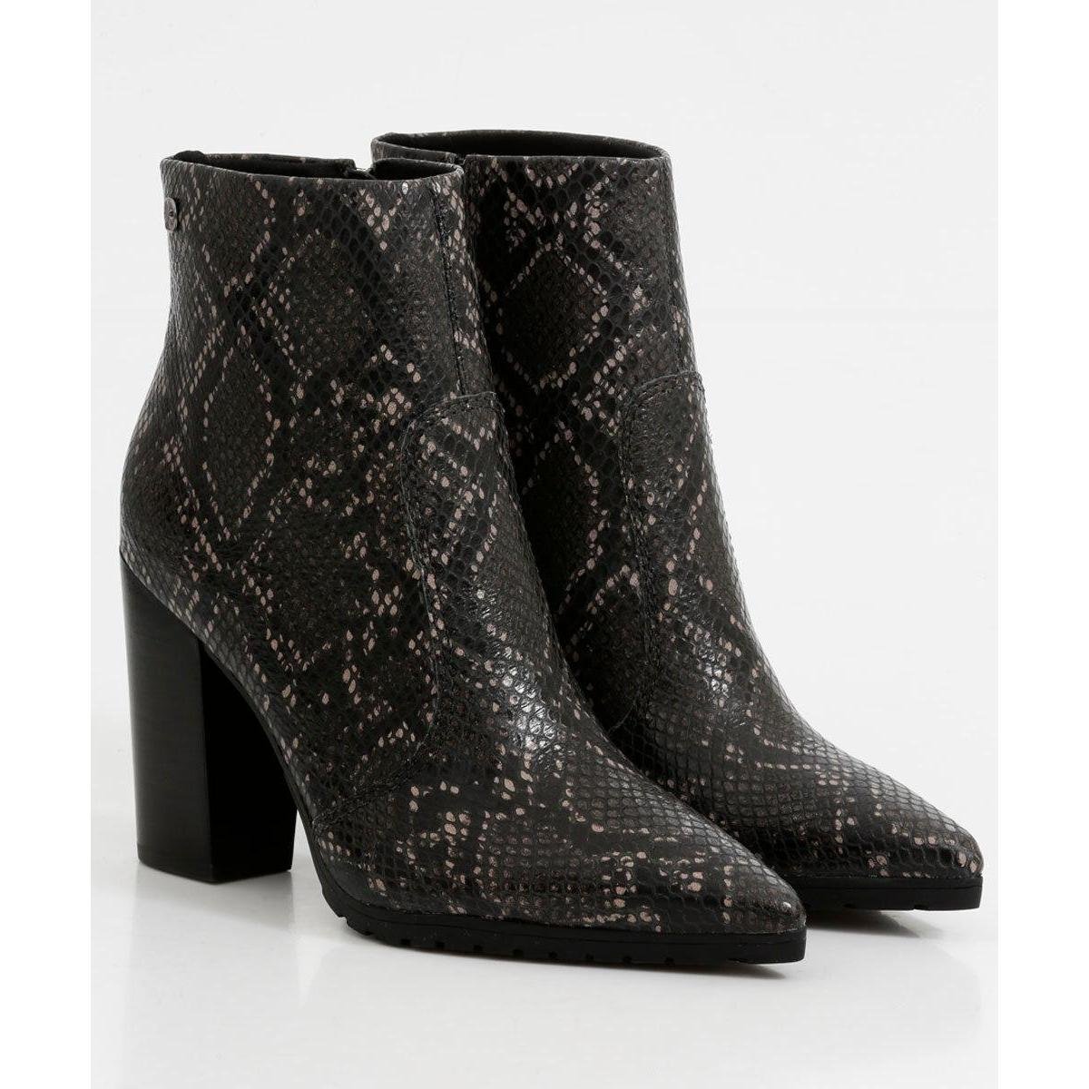 bota bottero animal print