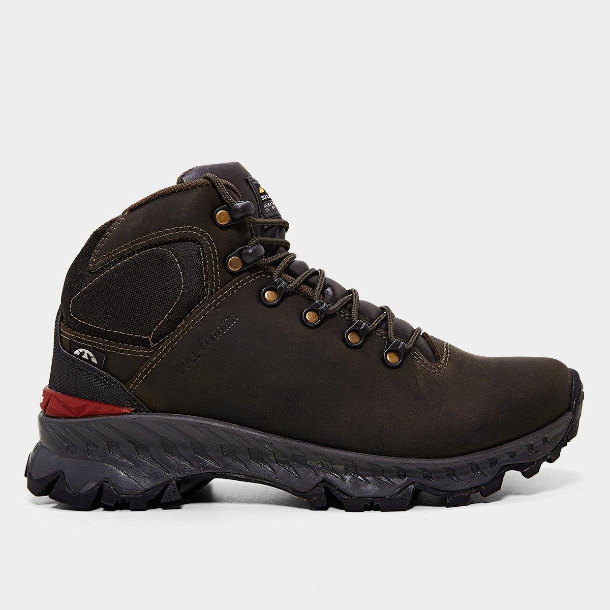 Bota Bull Terrier Couro Montrail Masculina Menor preço em Bota Bull Terrier Couro Montrail Masculina