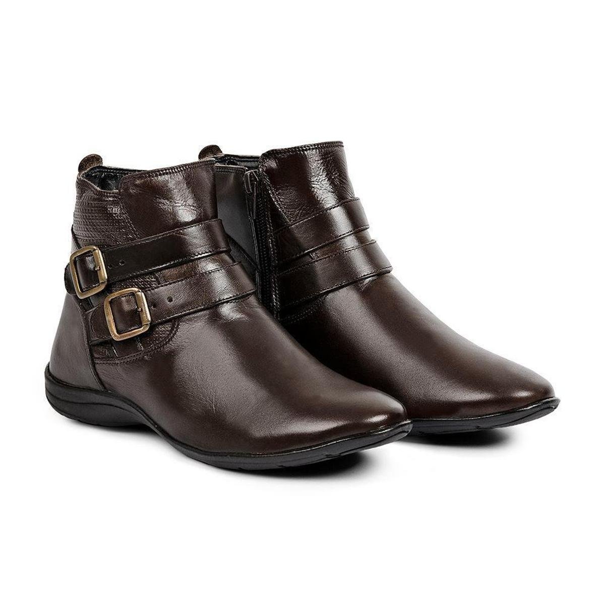 Bota CalçadoNet Feminina - Marrom | Zattini