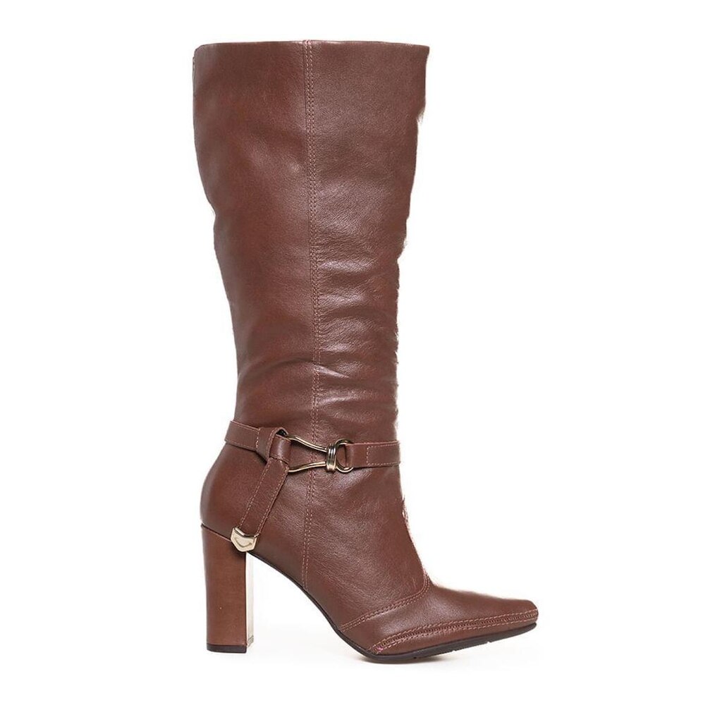 Bota Cano Alto Feminina Ramarim Fivela
