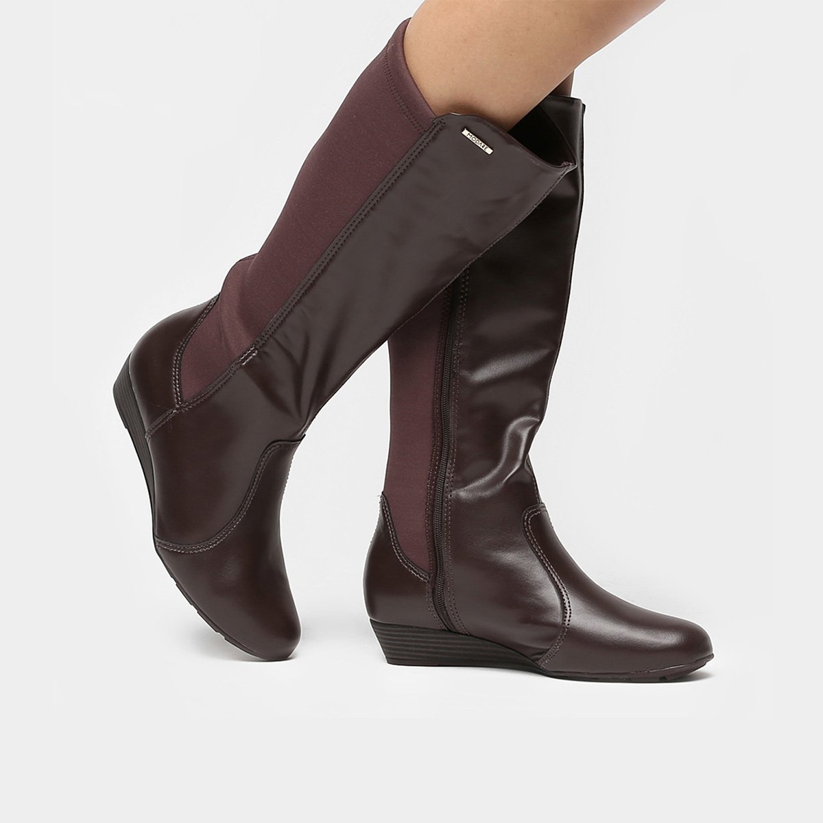 Bota Cano Alto Modare Anabela Feminina - Café é ruim? Bota Cano Alto Modare Anabela Feminina - Café é boa?