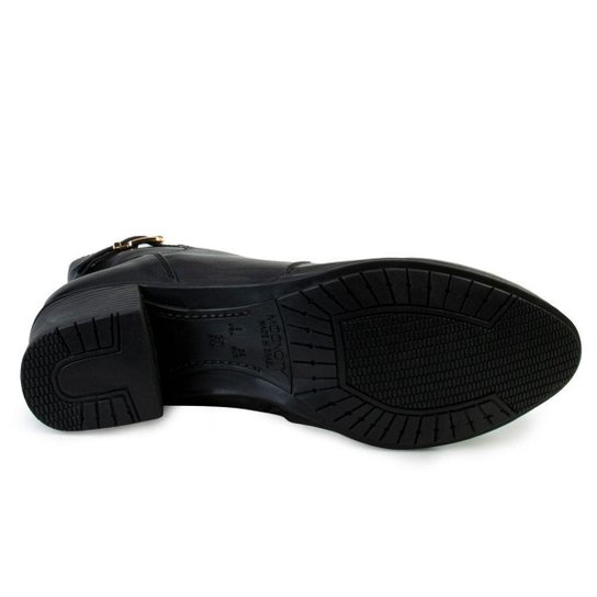 Bota Cano Baixo Flat Pink Moon e Meia MC23-72075