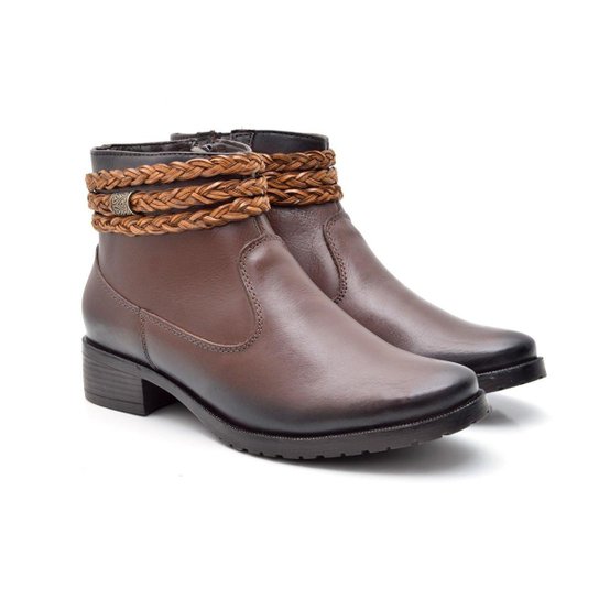 Bota Cano Baixo Liferock Feminino - Marrom