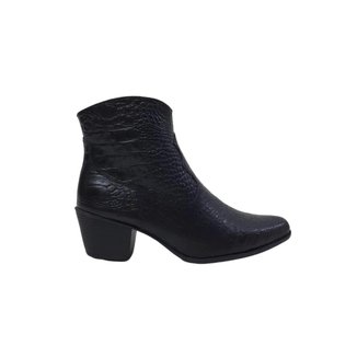 Bota Cano Curto Andarilha Western Croco Feminino