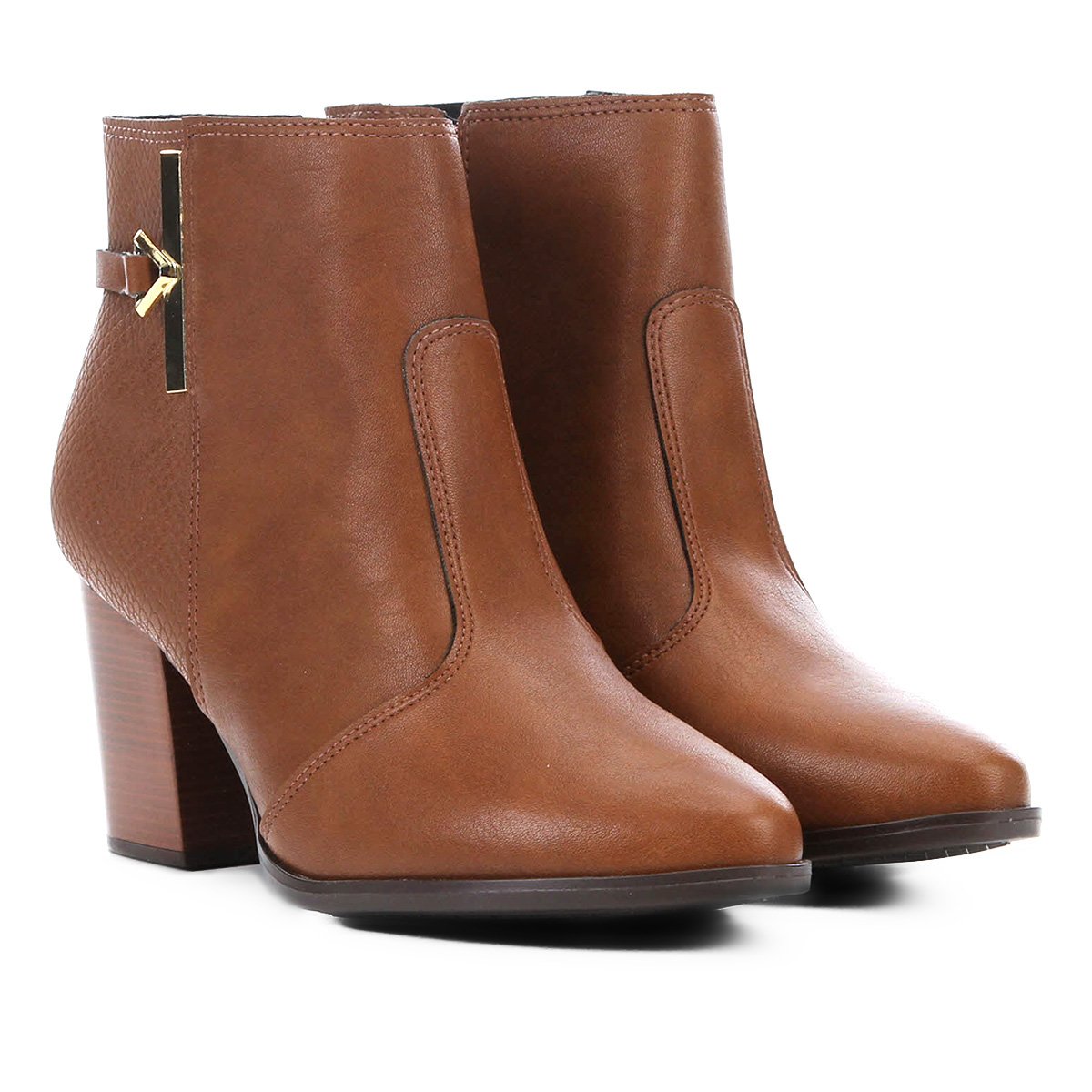 Bota Cano Curto Beira Rio Salto Grosso Metal Feminina - Caramelo é ruim? Bota Cano Curto Beira Rio Salto Grosso Metal Feminina - Caramelo é boa?