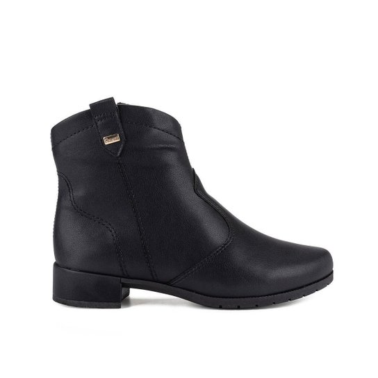 Bota Cano Curto Campesi L9883 Feminina - Preta