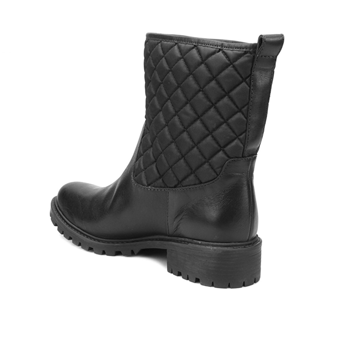 bota cano curto matelasse