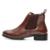 Bota Cano Curto Feminina Chelsea de Couro Peccato NS Farm - Marrom