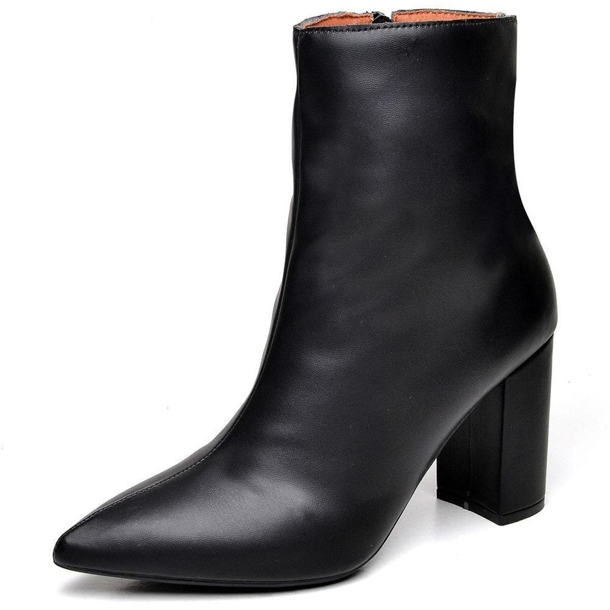 Coturno Salto Bota Cano Curto Salto Grosso Dafiti Bota Coturno