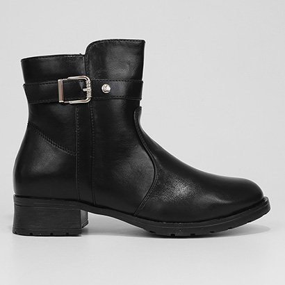 Bota Cano Curto Infantil Mooncity Fivela Menina - Feminino