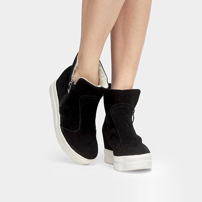 bota tenis feminino com salto