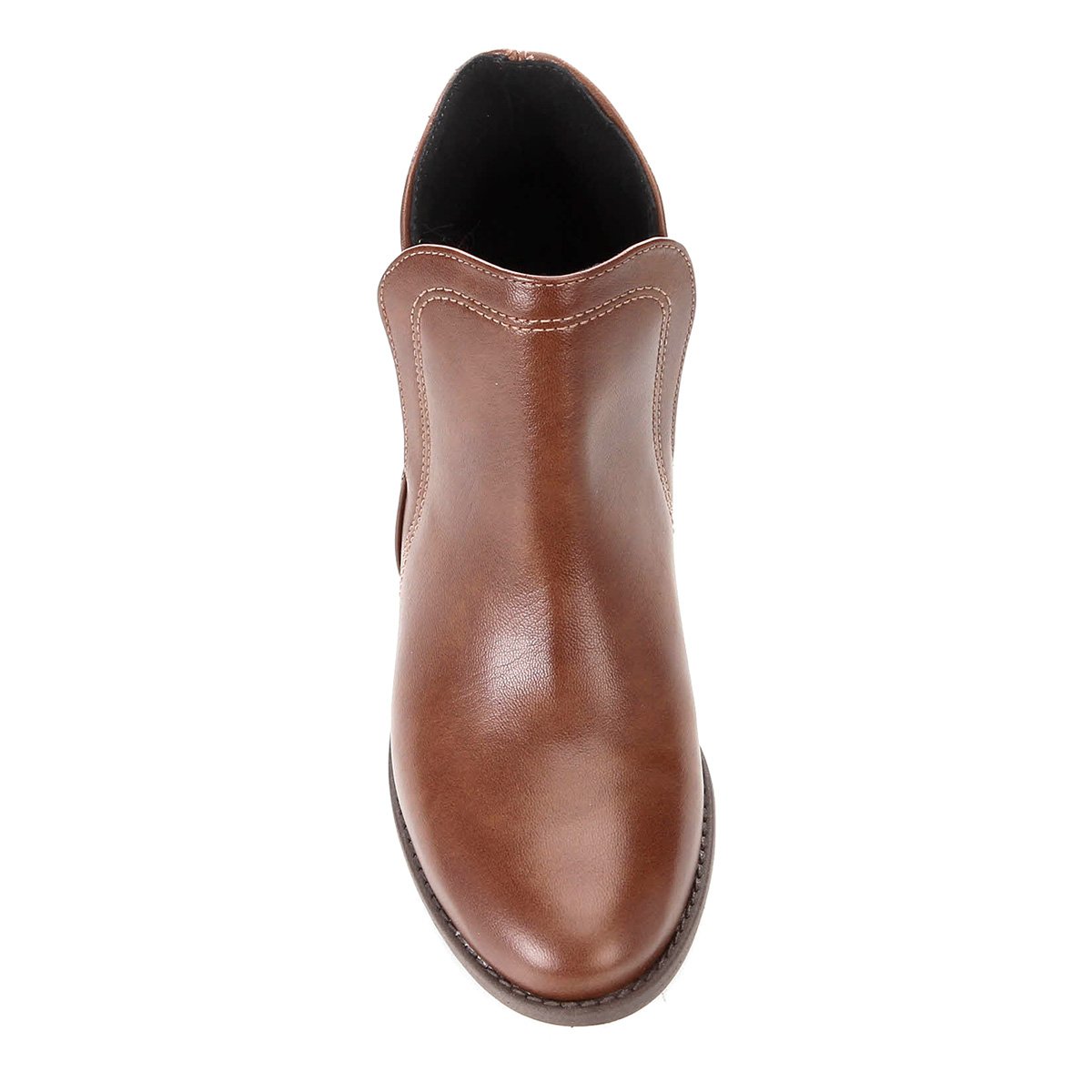 bota feminina chelsea cano curto salto baixo modare