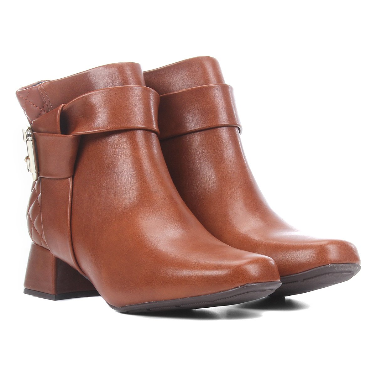 bota cano curto matelasse