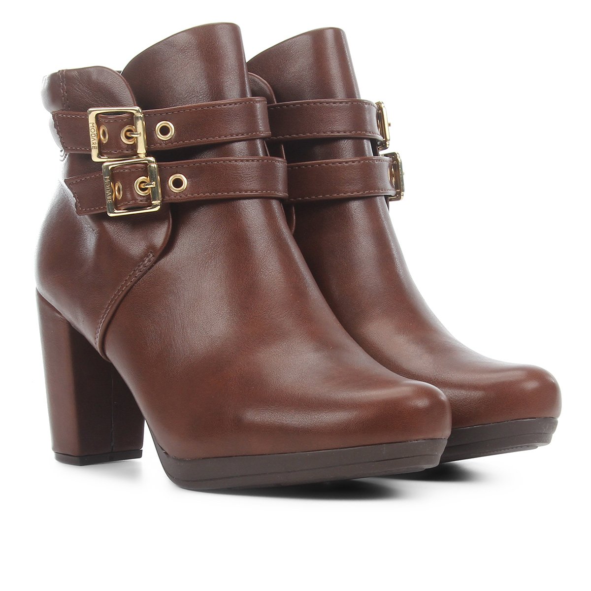 bota feminina cano curto modare