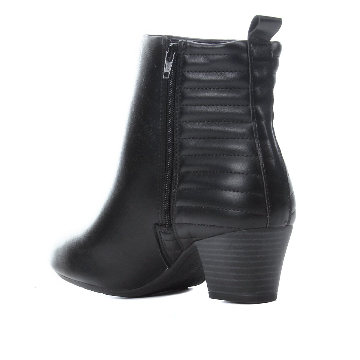 bota feminina chelsea cano curto salto baixo modare