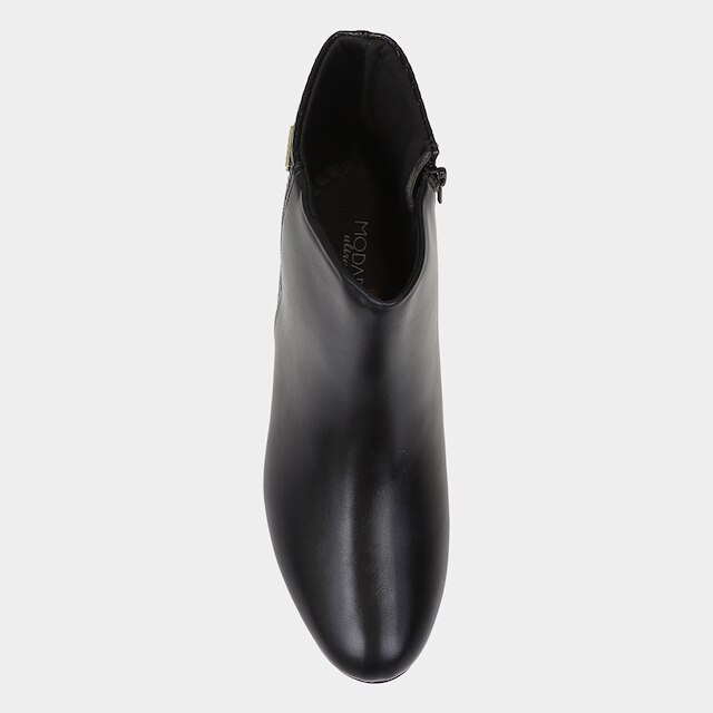 Bota Cano Curto Modare Textura Snaker Salto Baixo Feminina