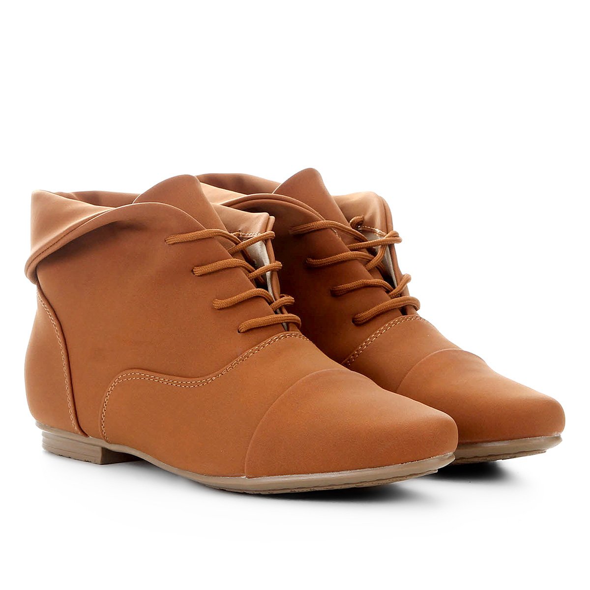 Bota Cano Curto Mooncity Dobrável Feminina - Caramelo é ruim? Bota Cano Curto Mooncity Dobrável Feminina - Caramelo é boa?