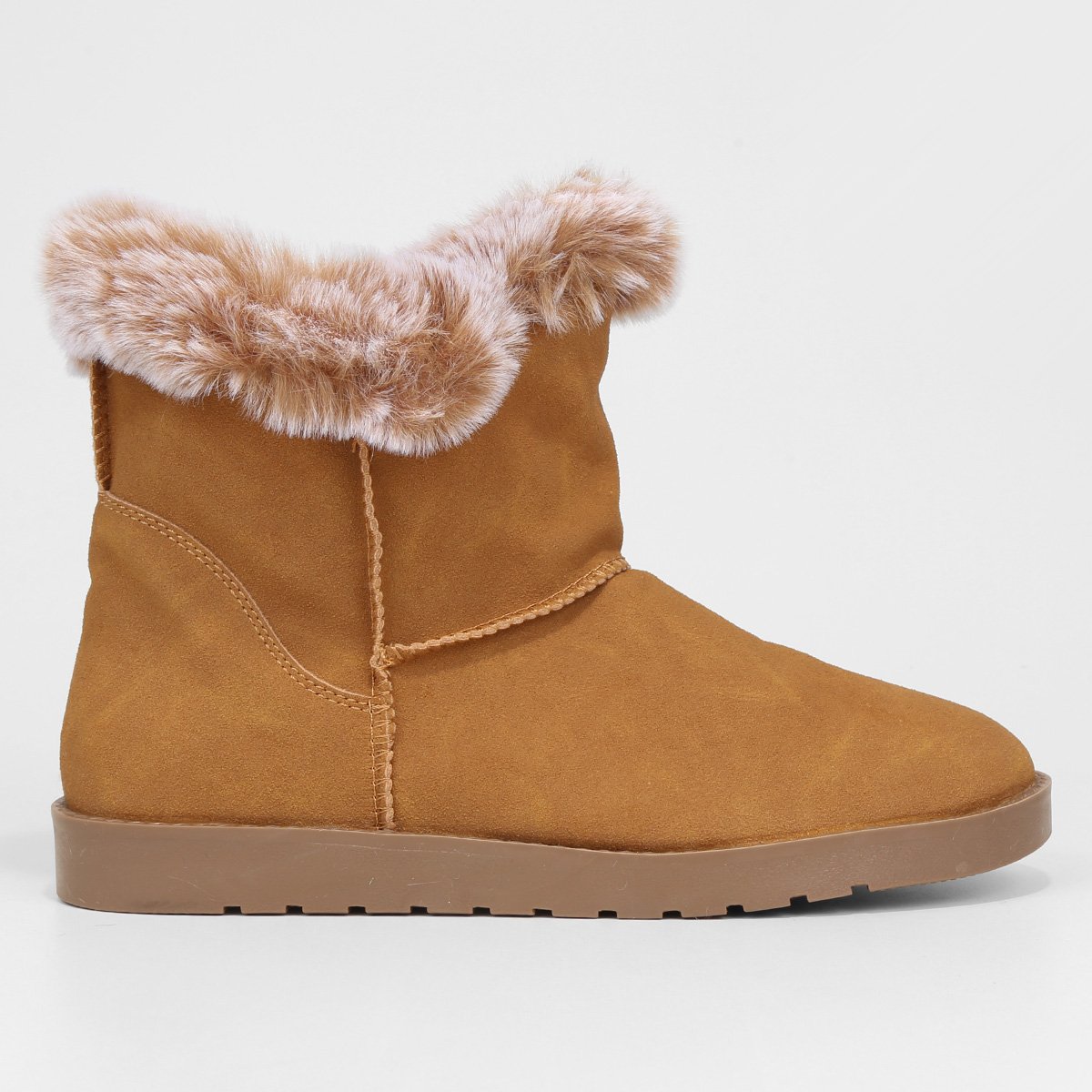 Bota Cano Curto Mooncity Pelo Feminino Zattini