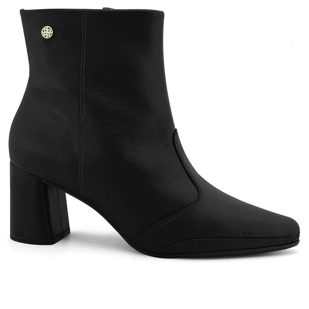 Bota Cano Curto Ramarim Salto Amortecedor Casual