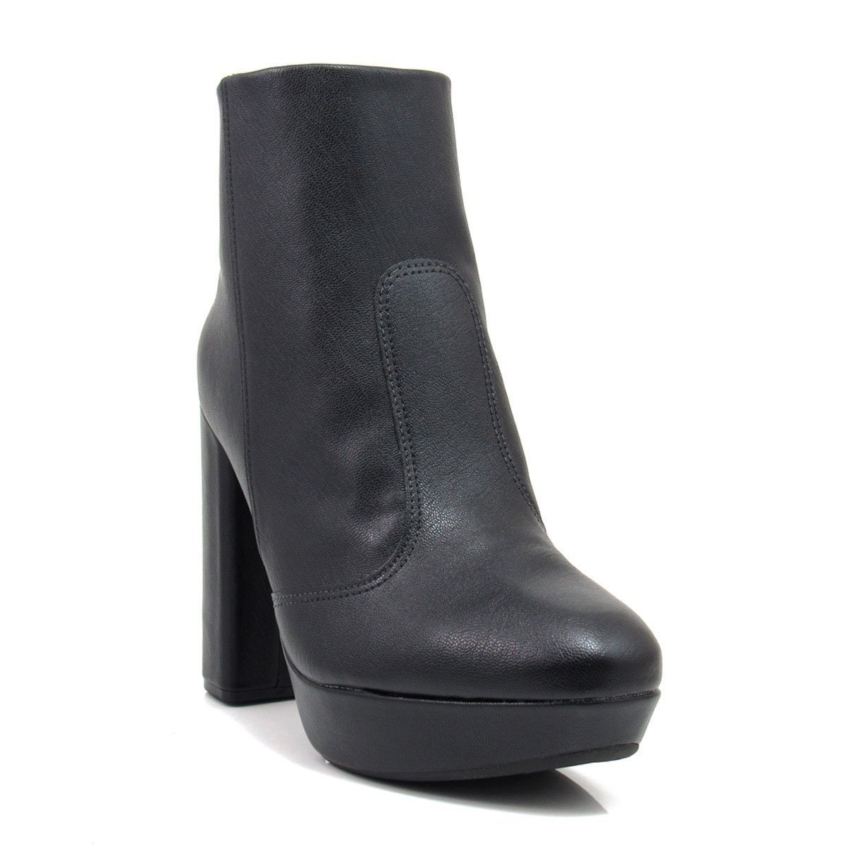 bota feminina cano curto salto alto vizzano 3065100