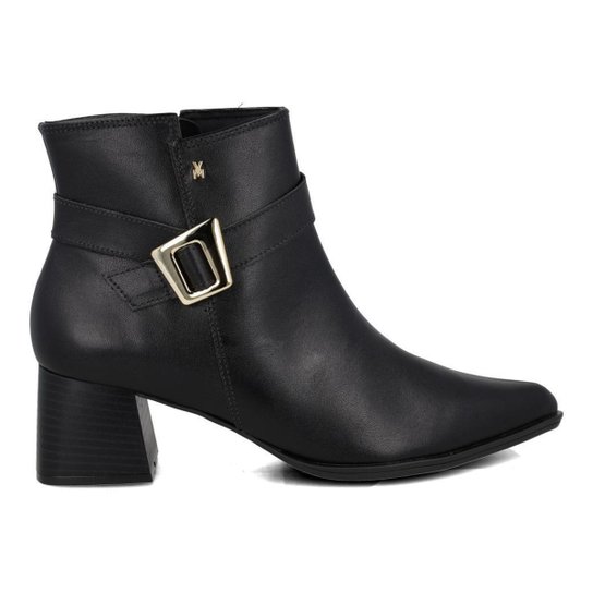 Bota Cano Curto Via Marte Fivela Feminina