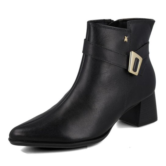 Bota Cano Curto Via Marte Fivela Feminina