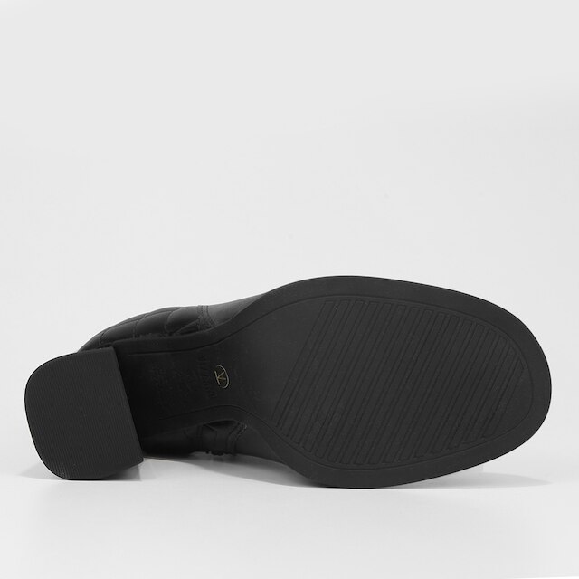 Bota Cano Curto Vizzano Matelassê Salto Alto Feminina