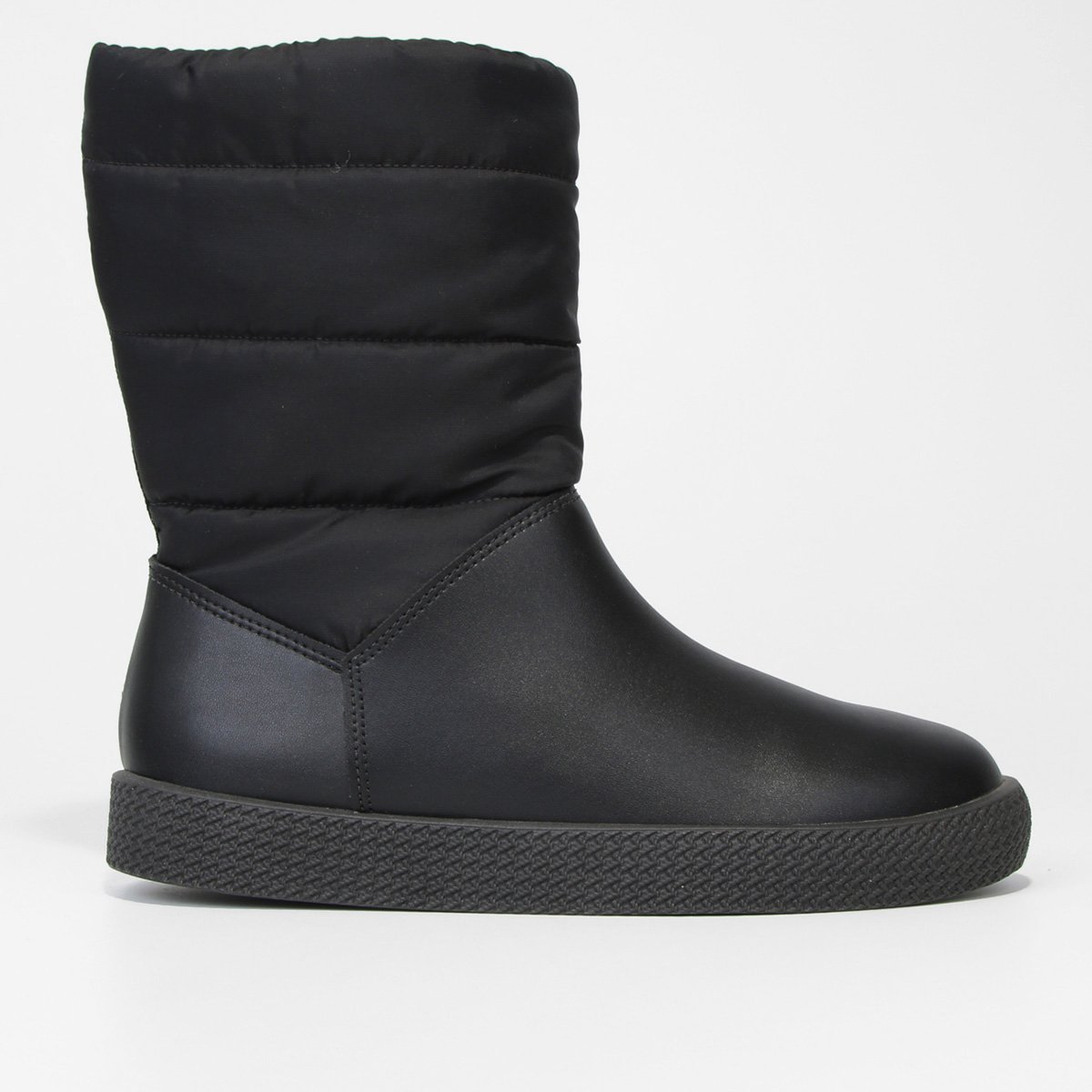 Bota Cano Médio Beira Rio Feminina - Preto Menor preço em Bota Cano Médio Beira Rio Feminina - Preto