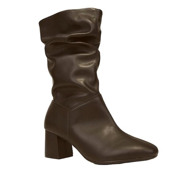 Bota Cano Médio Beira Rio Salto Baixo Feminina