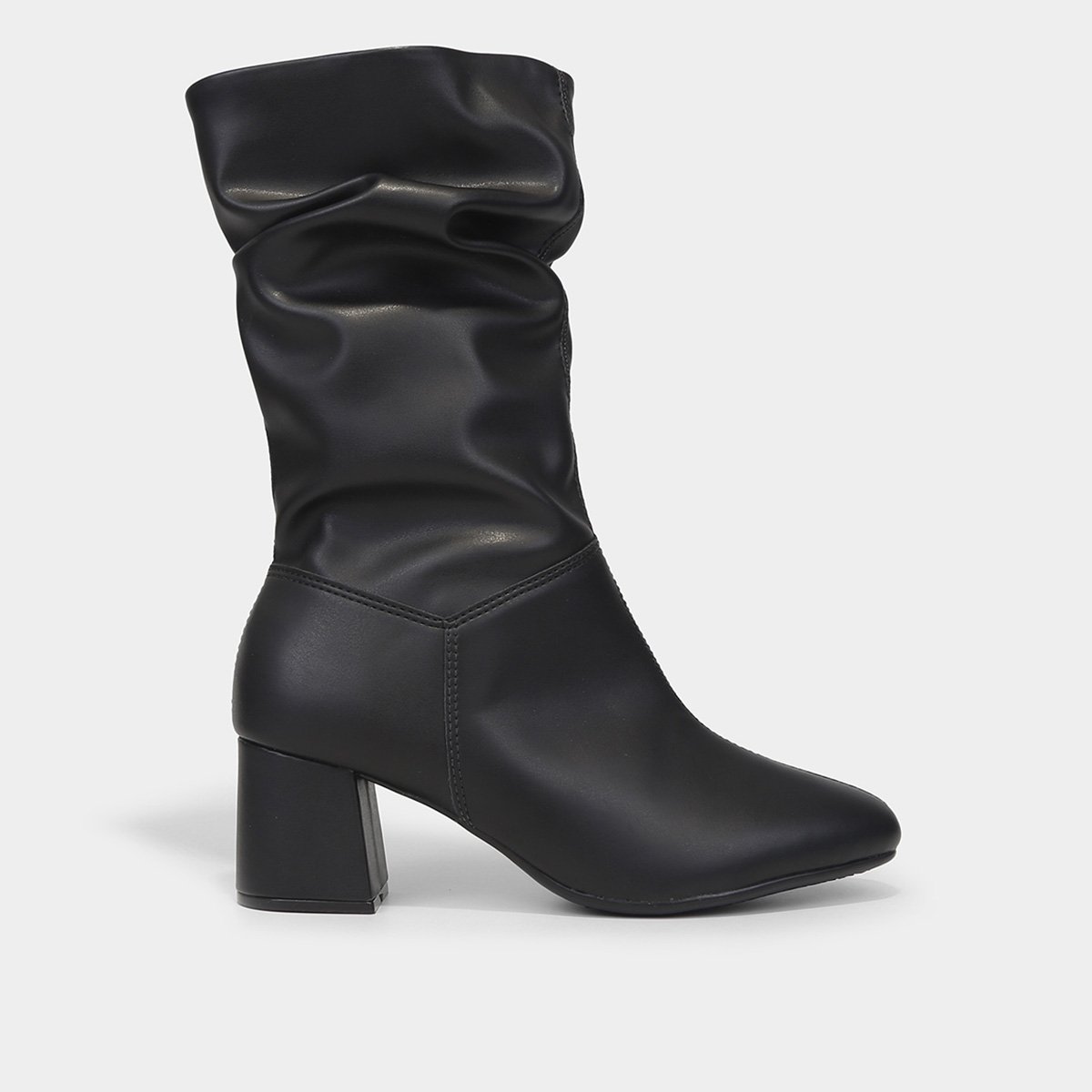Bota Cano Médio Beira Rio Salto Baixo Feminina Menor preço em Bota Cano Médio Beira Rio Salto Baixo Feminina