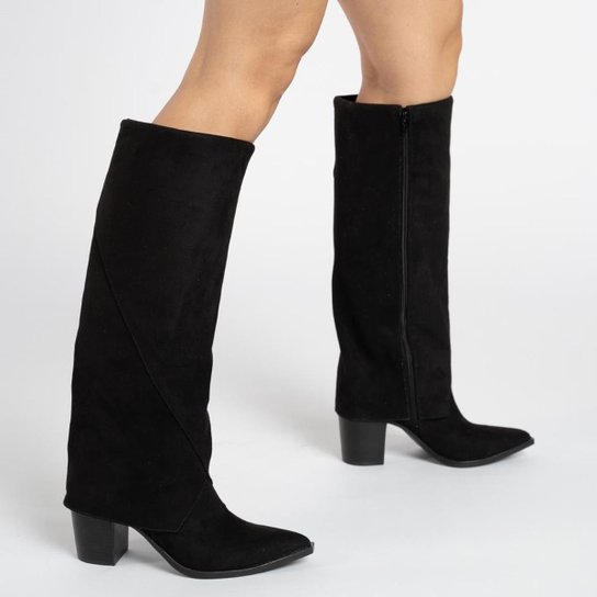 Bota Capa Via Marte Camurça Feminina