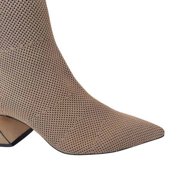Bota Carrano Feminina Cano Curto Knit