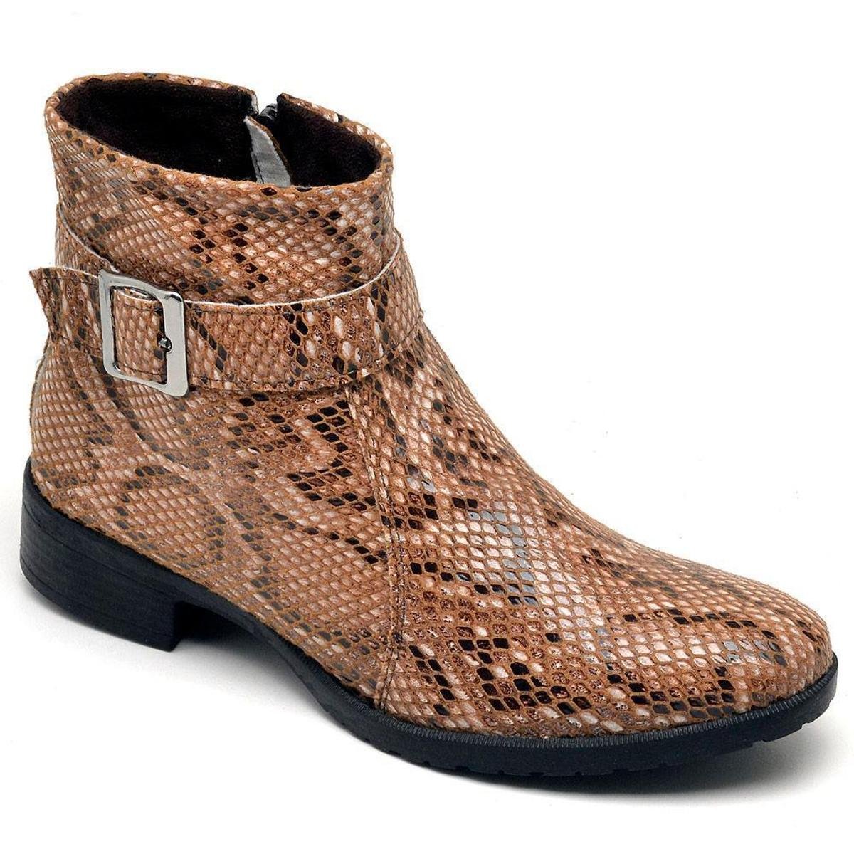 Bota Casual Cano Curto Bellatrix Café - Caramelo é boa?
