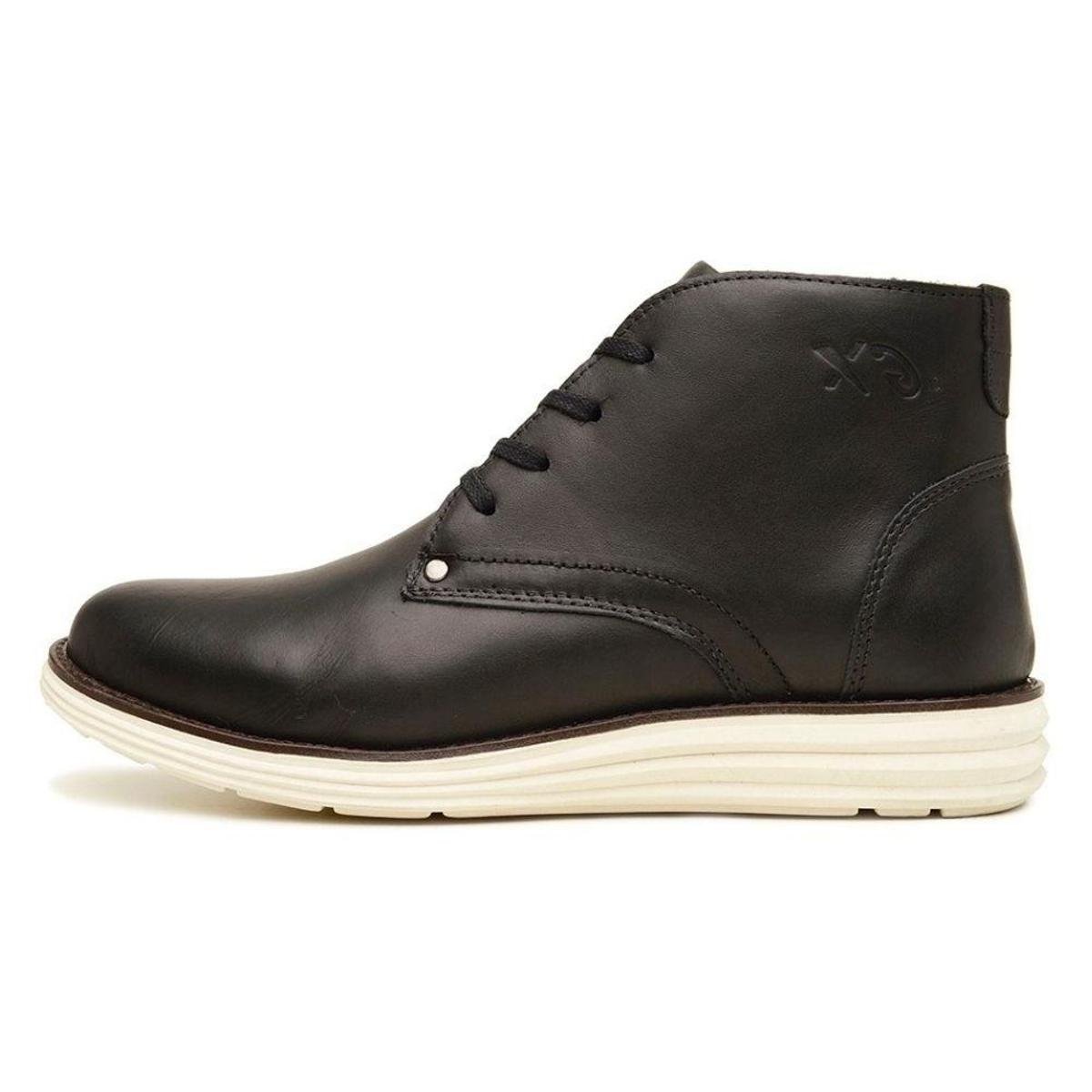 Bota Casual Classic Couro Masculina - Preto | Zattini