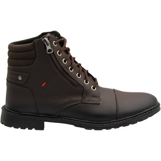 Bota Casual Code PDM Resistente Zíper Masculina