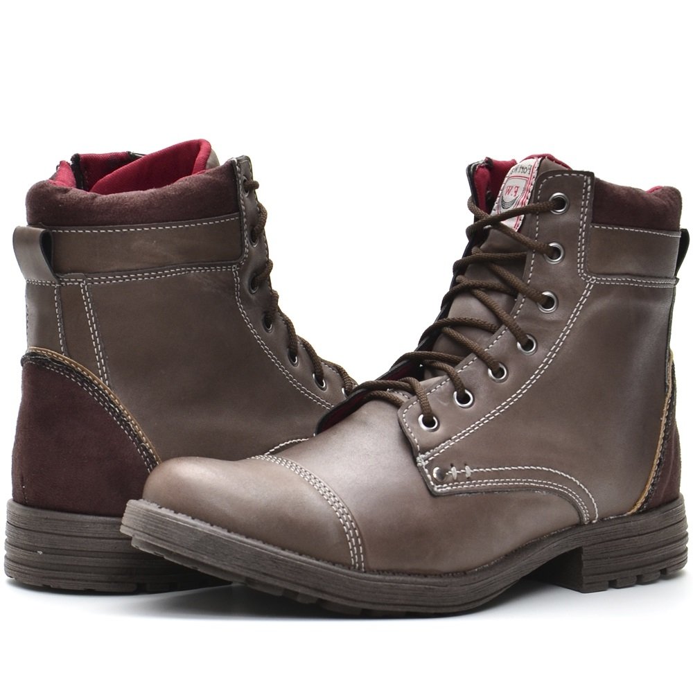 Leather Bota Casual Fort Way Masculina Bota Fort Way New Arrivals