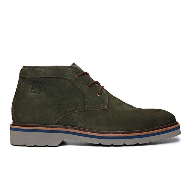 Bota Casual Jonh Masculino Russan Musgo/debun Avela Samello