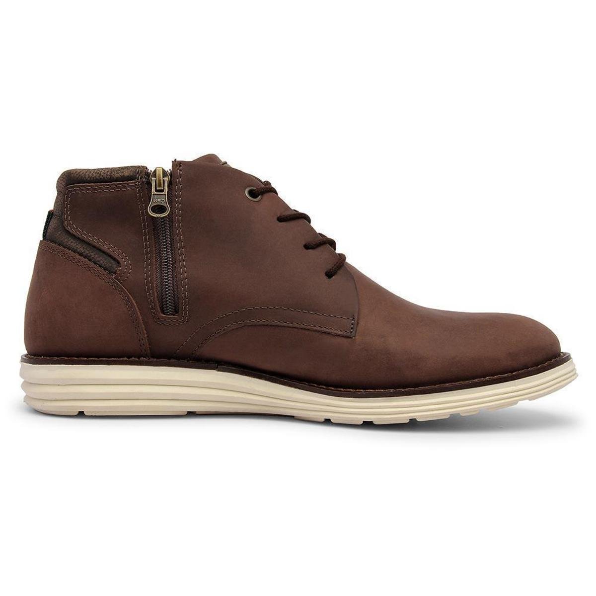 Bota Casual Masculina Couro Confortável Dia a Dia Macia Leve Menor preço em Bota Casual Masculina Couro Confortável Dia a Dia Macia Leve