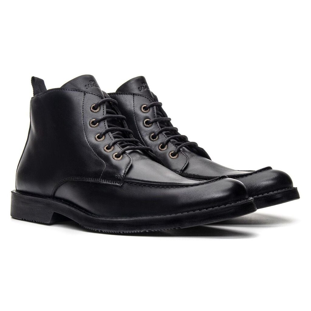 Bota Casual Masculino Lutor Mestico Preto Samello