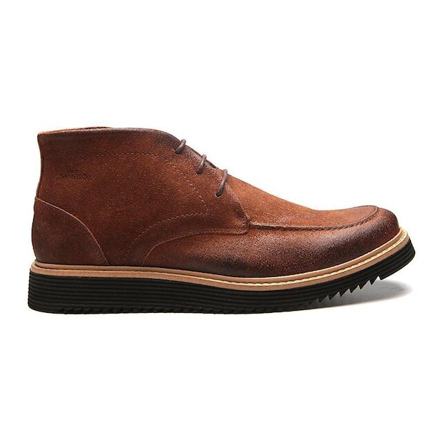 Bota Casual Masculino Ros Sued Ferrugem Samello