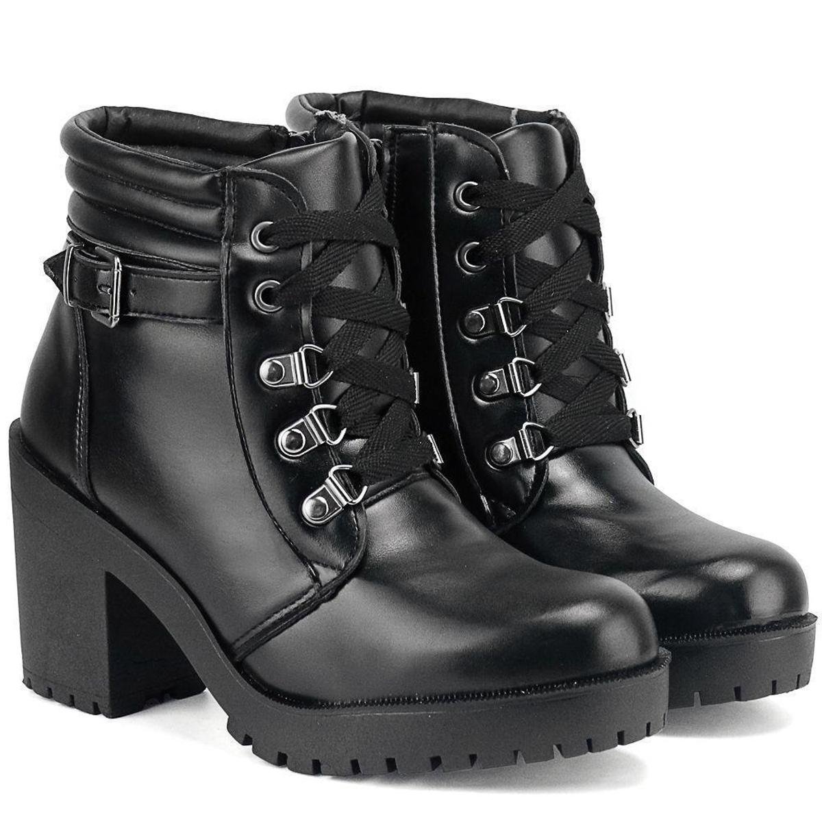 Bota Casual Salto Bloco Tratorada SapatoFran Feminina - Preto é ruim? Bota Casual Salto Bloco Tratorada SapatoFran Feminina - Preto é boa?