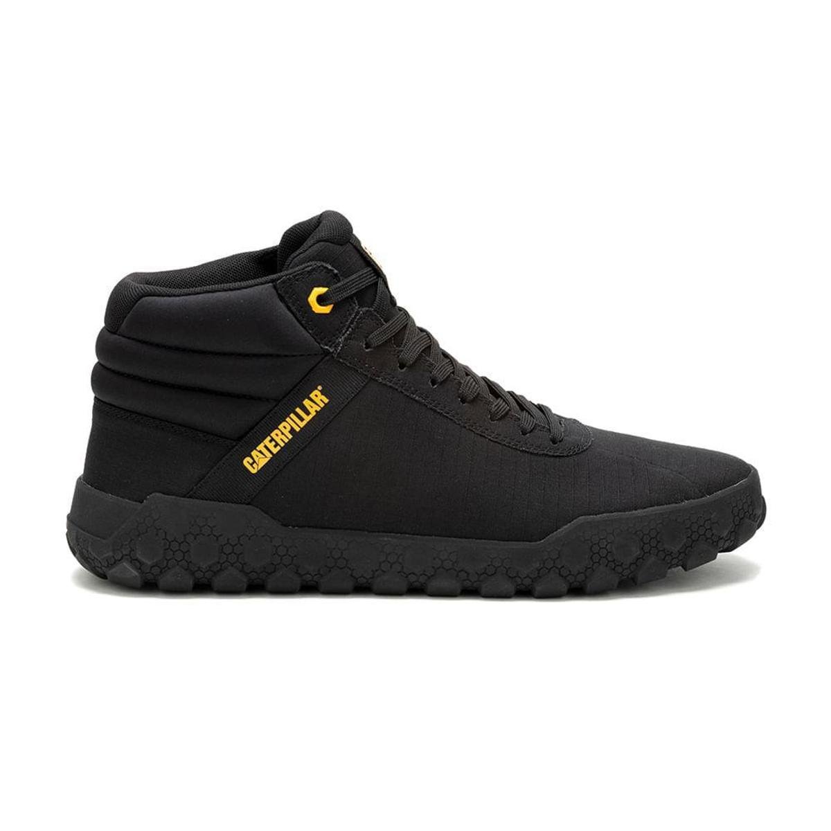 Bota Caterpillar Original Hex + Mid Canvas Black - Preto Menor preço em Bota Caterpillar Original Hex + Mid Canvas Black - Preto