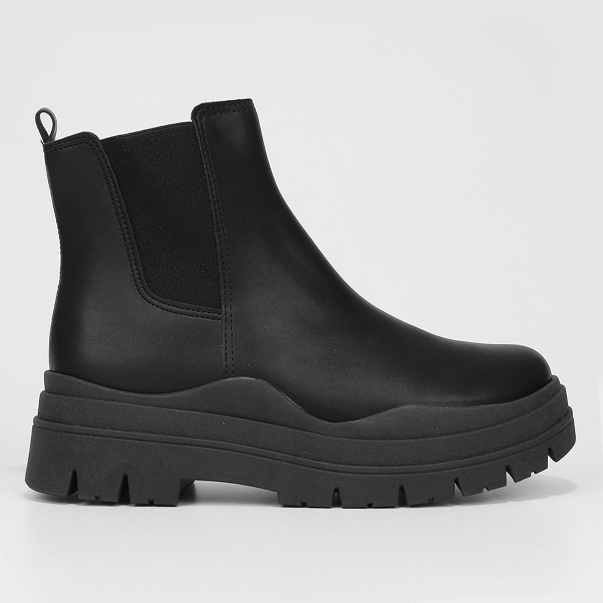 Bota Chelsea Cano Curto Moleca Feminina - Preto Menor preço em Bota Chelsea Cano Curto Moleca Feminina - Preto