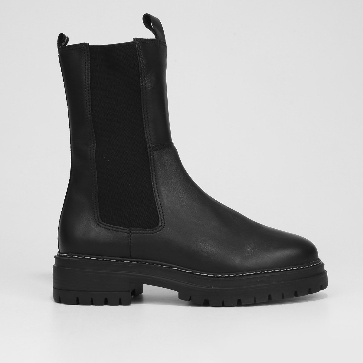 Bota Chelsea Couro Bottero Tratorada Feminina Menor preço em Bota Chelsea Couro Bottero Tratorada Feminina