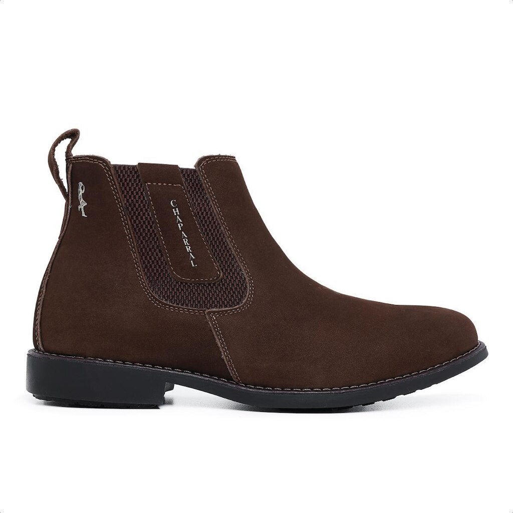Bota Chelsea Masculina Casual Confortável Couro Palmilha Gel